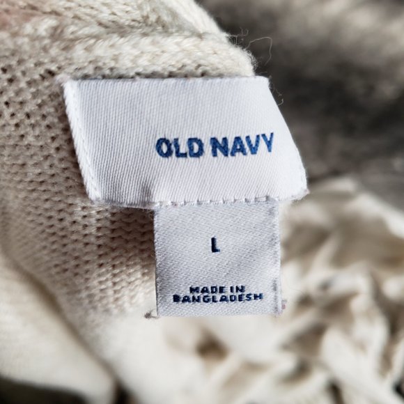 Old Navy Cream Colored Cardigan for Women Size L - Picture 4 of 5